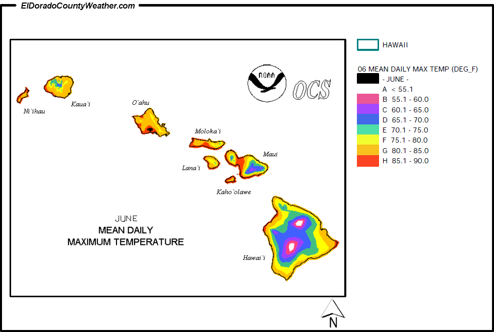 Alaska June Mean Daily Maximum Temperature